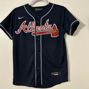 Youth Atlanta Braves Ronald Acuña Jr. Nike Jersey.
